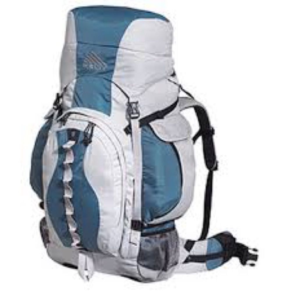 KELTY COYOTE 4500 Backpack Blue Hiking Heavy Padding on Back Internal Frame